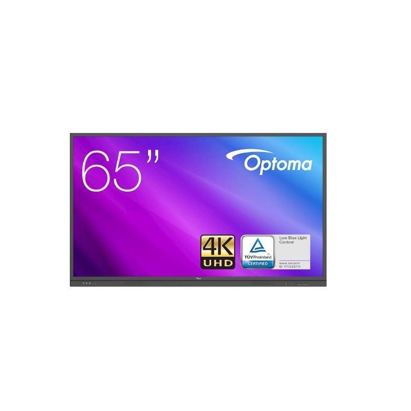 OPTOMA PANTALLA PLANA INTERACTIVA CREATIVE TOUCH SERIE 3 65" 4K UHD