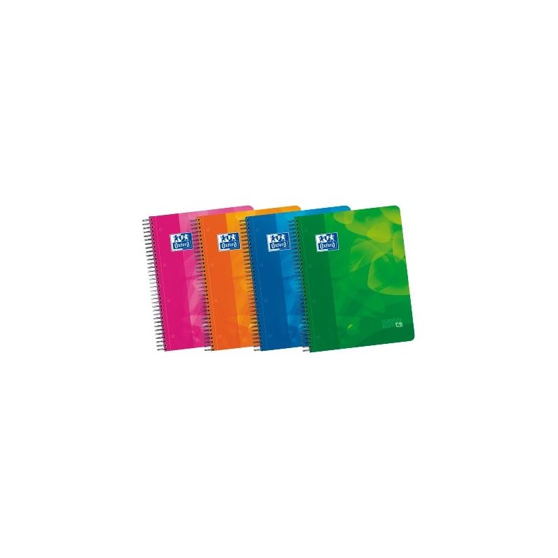 OXFORD CUADERNO LAGOON EUROPEANBOOK 4 MICROPERFORADO 120H (50% GRATIS) A4+ 1 LÍNEA 4 SEP. T/PLÁSTICO PACK 5 UD C/SURTIDOS
