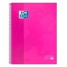 OXFORD CUADERNO CLASSIC EUROPEANBOOK 1 WRITE&ERASE 80H A4+ 5X5MM MICROPERFORADO T/EXTRADURA FUCSIA