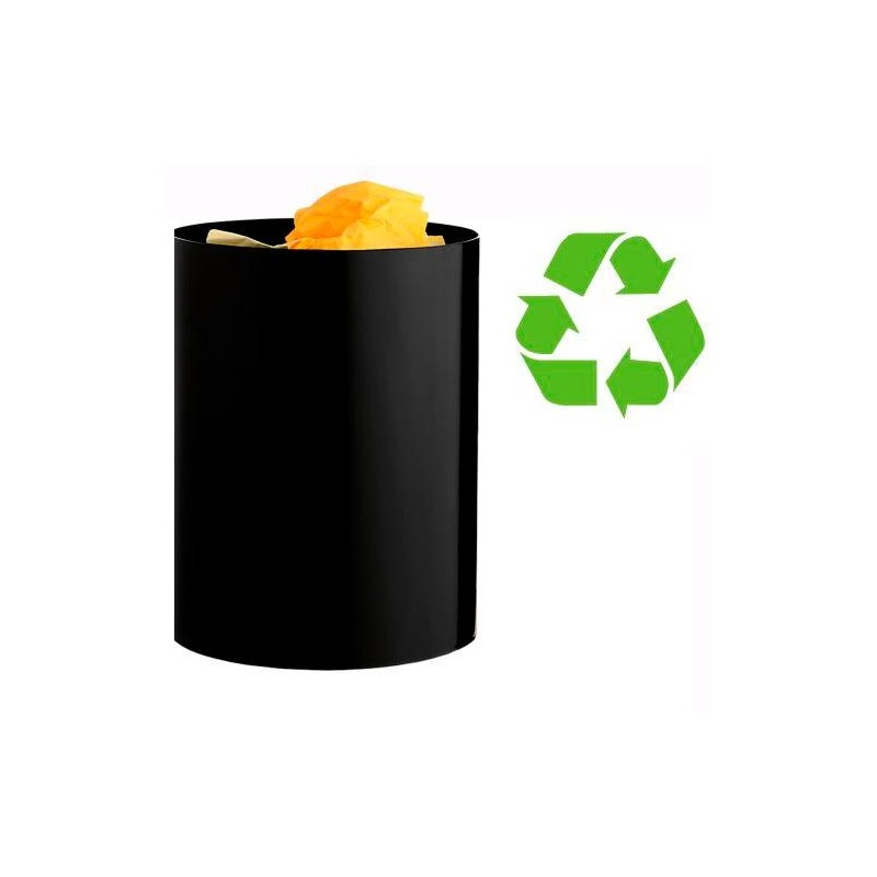 ARCHIVO 2000 PAPELERA SOSTENIBLE 18L 260X335MM POLIESTIRENO 100% RECICLADO Y RECICLABLE NEGRO