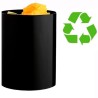 ARCHIVO 2000 PAPELERA SOSTENIBLE 18L 260X335MM POLIESTIRENO 100% RECICLADO Y RECICLABLE NEGRO