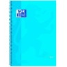 OXFORD CUADERNO CLASSIC EUROPEANBOOK 1 WRITE&ERASE 80H A4+ 5X5MM MICROPERFORADO T/EXTRADURA TURQUESA