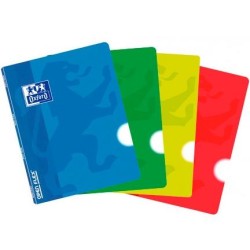 OXFORD LIBRETA GRAPADA OPENFLEX 48H A5 LISO TAPA DE PLÁSTICO C/SURTIDOS