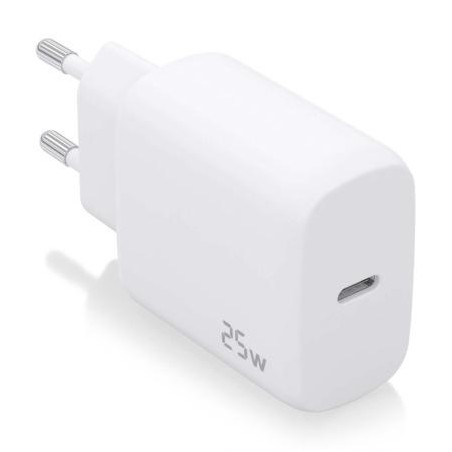 AISENS CARGADOR USB-C PD3.0 1 PUERTO 1XUSB-C 25W, BLANCO