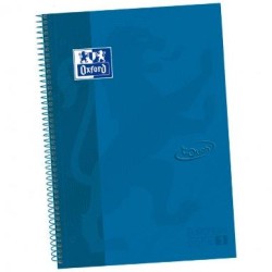 OXFORD CUADERNO TOUCH EUROPEANBOOK 1 WRITE&ERASE 80H A4+ 5X5MM MICROPERFORADO TAPA EXTRADURA AZUL DENIM