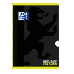 OXFORD LIBRETA GRAPADA OPENFLEX COLOUR 48H A4 90GR 1 LÍNEA 2M TAPA DE PLÁSTICO PACK 10 UD LIMA