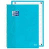 OXFORD CUADERNO TOUCH EUROPEANBOOK 1 WRITE&ERASE 80H A4+ 1 LÍNEA MICROPERFORADO T/EXTRADURA PACK 5 UD AZUL PASTEL