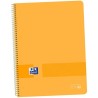 OXFORD CUADERNO LIVE&GO EUROPEANBOOK 1 80H A4+ 5X5MM MICROPERFORADO T/PLÁSTICO PACK 5 UD MELOCOTÓN