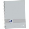 OXFORD CUADERNO &YOU EUROPEANBOOK 1 WRITE&ERASE 80H A4+ 5X5MM MICROPERFORADO T/EXTRADURA PACK 5 UD PURE GREY