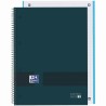 OXFORD CUADERNO &YOU EUROPEANBOOK 1 WRITE&ERASE 80H A4+ 5X5MM MICROPERFORADO TAPA EXTRADURA AZUL PETRÓLEO