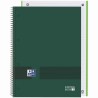 OXFORD CUADERNO &YOU EUROPEANBOOK 1 WRITE&ERASE 80H A4+ 5X5MM MICROPERFORADO TAPA EXTRADURA VERDE MILITAR