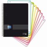 OXFORD CUADERNO LIVE&GO EUROPEANBOOK 8 MICROPERFORADO 160H A5+ 5X5MM TAPA DE PLÁSTICO NEGRO