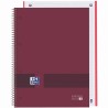 OXFORD CUADERNO &YOU EUROPEANBOOK 1 WRITE&ERASE 80H A4+ 5X5MM MICROPERFORADO TAPA EXTRADURA BURDEOS