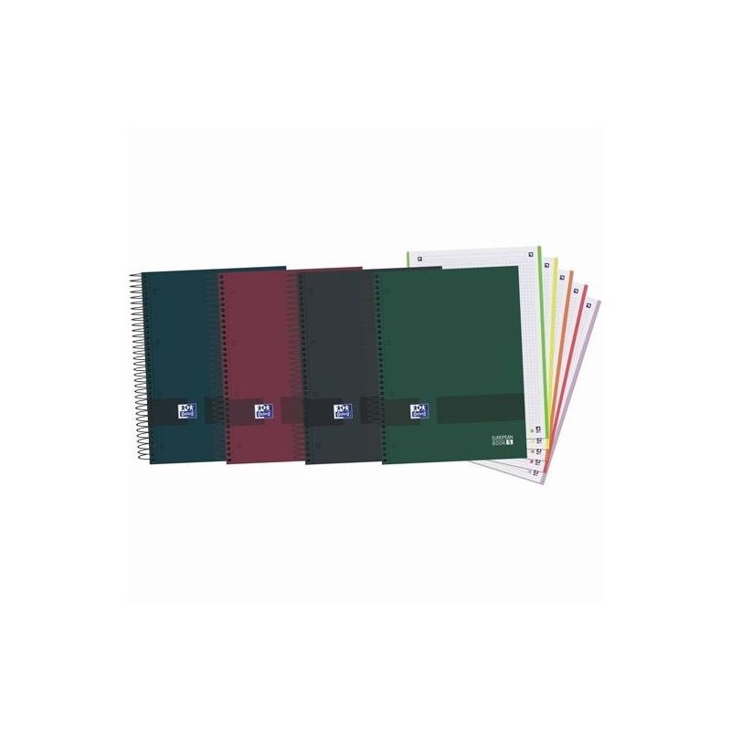 OXFORD CUADERNO & YOU EUROPEANBOOK 5 WRITE&ERASE 120H A5+ 5X5 MICROPERFORADO TAPA EXTRADURA C/SURTIDOS NEUTROS