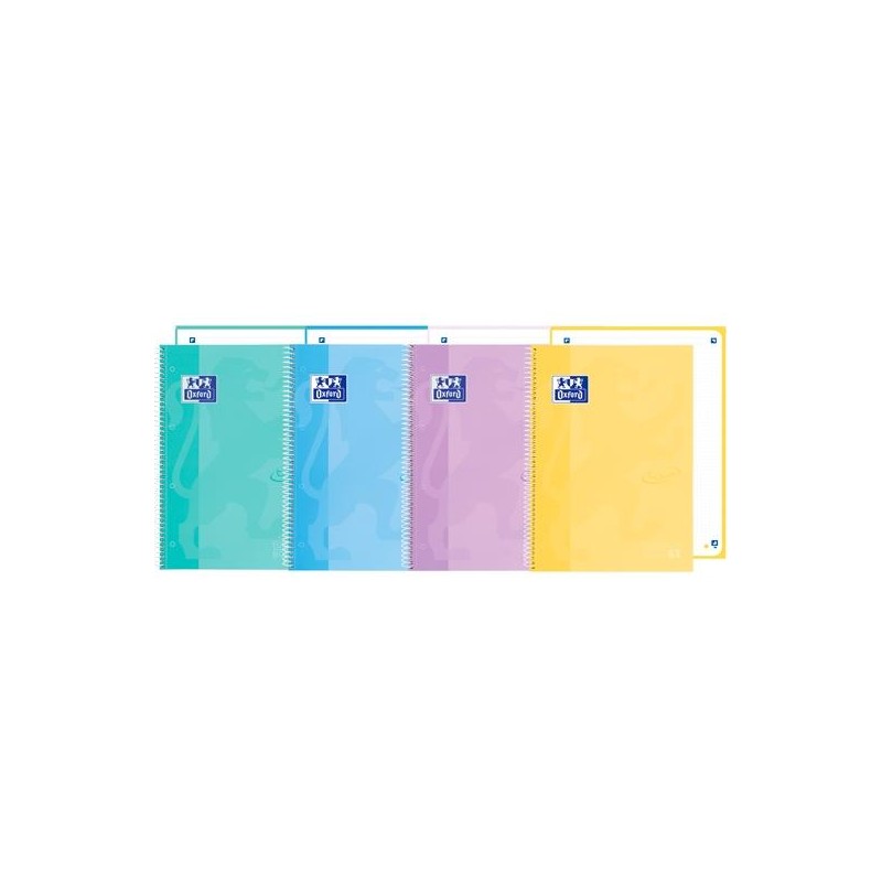 OXFORD CUADERNO EUROPEANBOOK 1 SCHOOL TOUCH 80H A4+ DOTS WRITE&ERASE T/EXTRADURA C/SURTIDOS PASTEL