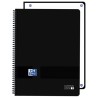 OXFORD CUADERNO EUROPEANBOOK 1 LIVE&GO 80H A4+ 5X5 MICROPERFORADO T/PLÁSTICO NEGRO