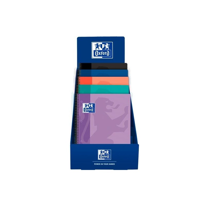 OXFORD CUADERNO EUROPEANBOOK 1 SCHOOL CLASSIC 80H A4+ 5X5 TAPA PLÁSTICO C/SURTIDOS EXP. 25 UD