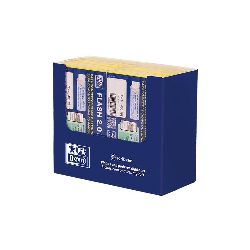 OXFORD FLASHCARDS 2.0 PAQUETE A7 30 FICHAS 1 LÍNEA AMARILLO