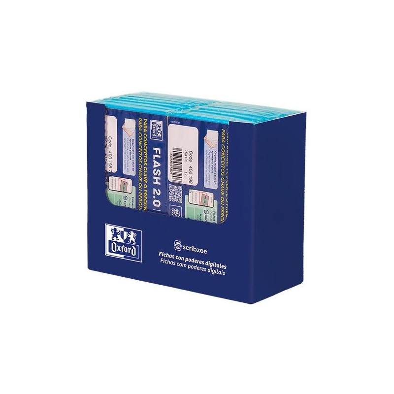OXFORD FLASHCARDS 2.0 PAQUETE A7 30 FICHAS 1 LÍNEA TURQUESA