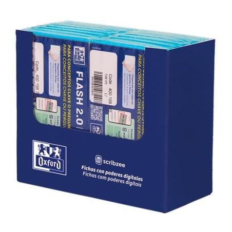 OXFORD FLASHCARDS 2.0 PAQUETE A7 30 FICHAS 1 LÍNEA TURQUESA