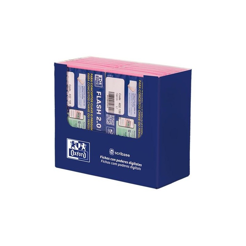 OXFORD FLASHCARDS 2.0 PAQUETE A7 30 FICHAS 1 LÍNEA ROSA