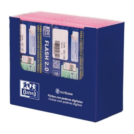 OXFORD FLASHCARDS 2.0 PAQUETE A7 30 FICHAS 1 LÍNEA ROSA