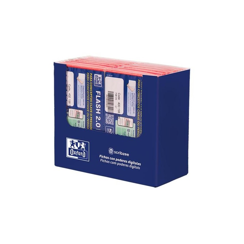 OXFORD FLASHCARDS 2.0 PAQUETE A7 30 FICHAS 1 LÍNEA ROJO