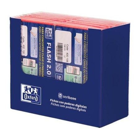 OXFORD FLASHCARDS 2.0 PAQUETE A7 30 FICHAS 1 LÍNEA ROJO
