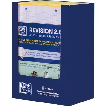 OXFORD FLASHCARDS 2.0 PAQUETE A5 2T 30 FICHAS 5X5 AMARILLO