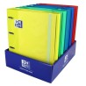 OXFORD CARPETA ANILLAS 4X35 EUROPEANBINDER TOUCH A4+ C/RECAMBIO 100 HOJAS 90GR 5X5 SURTIDOS