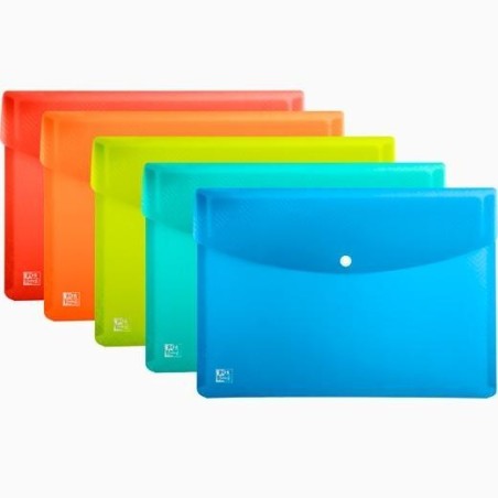 OXFORD SOBRES CON BROCHE URBAN A5 POLIPROPILENO C/SURTIDOS