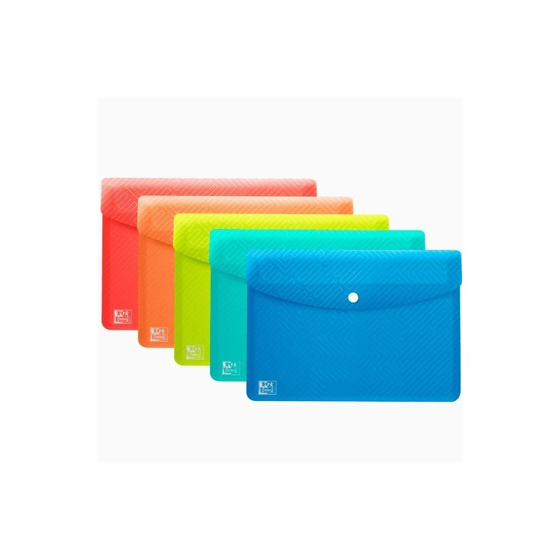 OXFORD SOBRES CON BROCHE URBAN A6 POLIPROPILENO C/SURTIDOS