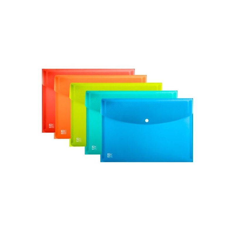 OXFORD SOBRES CON BROCHE URBAN A3 POLIPROPILENO C/SURTIDOS