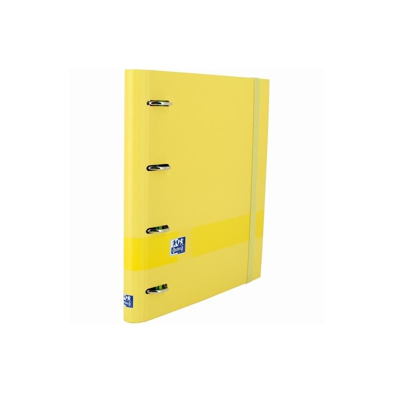 OXFORD & YOU TE CARPETA 4 ANILLAS 35MM EUROPEANBINDER A4+ T/EXTRADURA C/RECAMBIO 5X5 BANANA