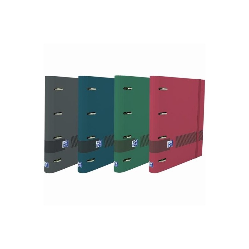 OXFORD & YOU CARPETA 4 ANILLAS 35MM EUROPEANBINDER A4+ T/EXTRADURA C/RECAMBIO 1 LÍNEA C/SURTIDOS NEUTROS
