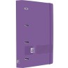OXFORD EUROPEANBINDER LIVE&GO CARPETA ANILLAS 4X35 A4+ C/RECAMBIO 5X5 WRITE&ERASE POLYFOAM LILA