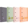 OXFORD EUROPEANBINDER BOREAL CARPETA 4 ANILLAS 4X35 A4+ C/RECAMBIO 5X5 T/PLÁSTICO ATERCIOPELADO C/SURTIDOS