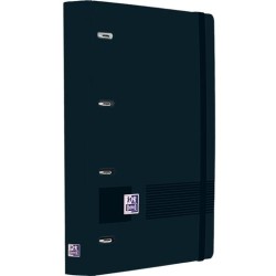 OXFORD EUROPEANBINDER LIVE&GO CARPETA ANILLAS 4X35 A4+ C/RECAMBIO 1 LÍNEA WRITE&ERASE POLYFOAM NEGRO
