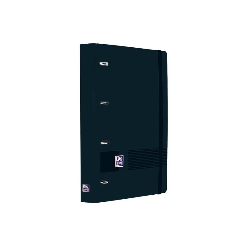 OXFORD EUROPEANBINDER LIVE&GO CARPETA ANILLAS 4X35 A4+ C/RECAMBIO 1 LÍNEA WRITE&ERASE POLYFOAM NEGRO