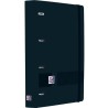 OXFORD EUROPEANBINDER LIVE&GO CARPETA ANILLAS 4X35 A4+ C/RECAMBIO 1 LÍNEA WRITE&ERASE POLYFOAM NEGRO