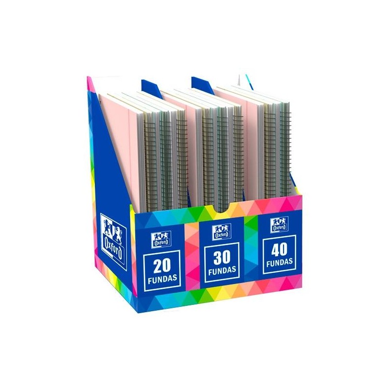 OXFORD CARPETA CON FUNDAS LIVE&GO ESPIRAL 30/40/50 EXPOSITOR 20 UD