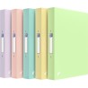 OXFORD CARPETA DE ANILLAS 2X30 URBAN A4 LOMO 40MM PP TRANSLÚCIDO C/SURTIDOS PASTEL