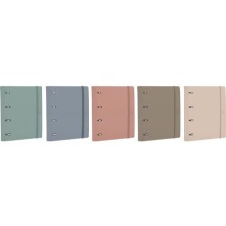 OXFORD EUROPEANBINDER FOREST ANILLAS 4X35Ø A4+ C/RECAMBIO 5X5 POLYFOAM 50% RECICLADO C/SURTIDOS