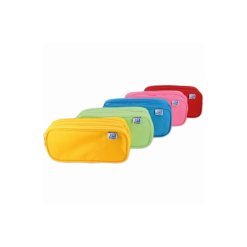 OXFORD ESTUCHE KANGOO KIDS TRIPLE 3 CREMALLERAS POLIÉSTER C/SURTIDOS